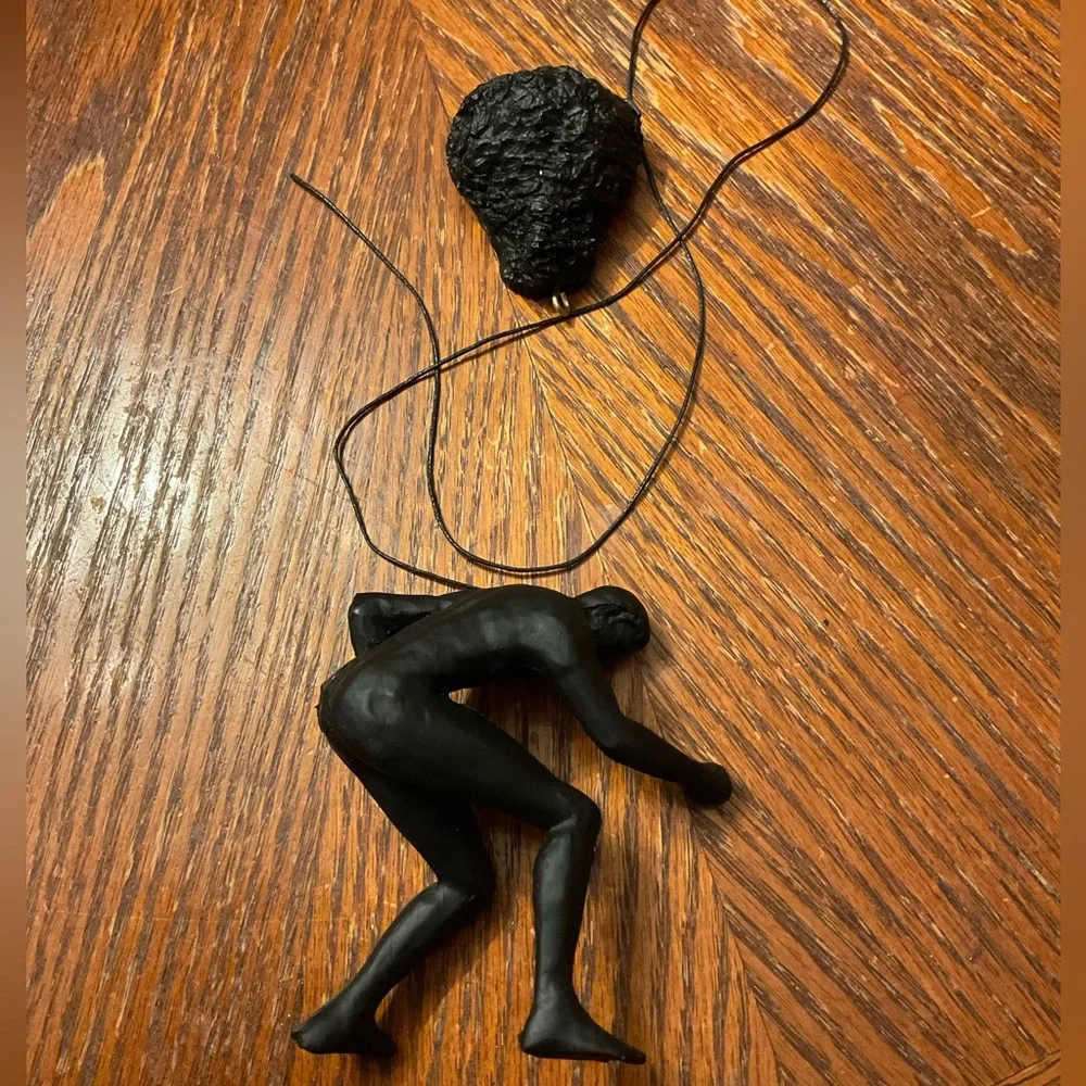 “Climbing Man” (One)Figure Creative Fun Durable Resin Sculpture Decor!